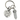 Clear Quartz Crystal "May the Quartz be with you" Keychain - Travelers Trade Post