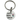 "Grow Girl Grow" Hand stamped Keychain - Travelers Trade Post