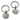 "I Love Your Face" couples set - personalized keychain SET (2 keychains) - Travelers Trade Post
