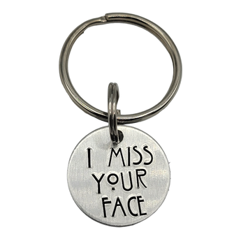 I miss your face keychain - PICK YOUR DESIGN - Travelers Trade Post