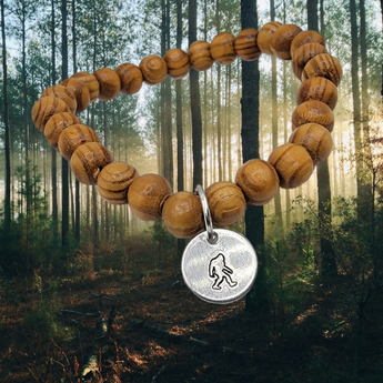 Bigfoot wood bracelet