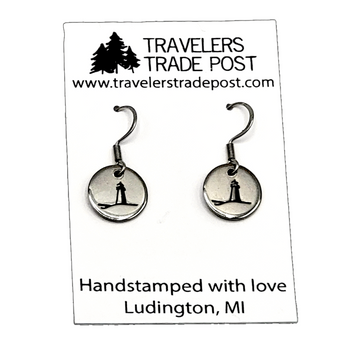 Lighthouse drop earrings