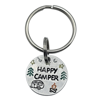 "Happy Camper" Keychain