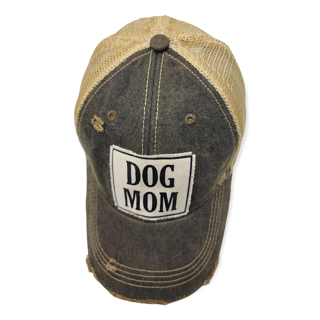 "Dog Mom" Unisex Snapback Cap - 2 colors available - Travelers Trade Post