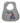 Michigan Baby Bib - Michigan Shape in Navy Floral print reversible - Travelers Trade Post