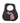 Michigan Baby Bib - Michigan Shape in Red Plaid on Black reversible - Travelers Trade Post
