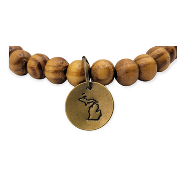 State Outline Bracelets - (PICK YOUR STATE) - Wood Bracelet - Travelers Trade Post