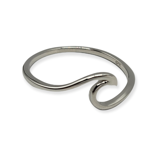 Wave .925 Sterling Silver Ring - Travelers Trade Post