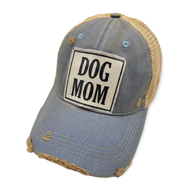 "Dog Mom" Unisex Snapback Cap - 2 colors available - Travelers Trade Post