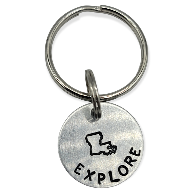 "Explore" Keychain (RV OR PICK YOUR STATE) - Travelers Trade Post