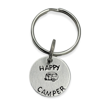 "Happy Camper" Keychain - Travelers Trade Post