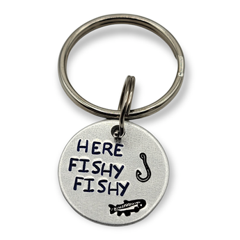 "Here Fishy Fishy" Keychain - Travelers Trade Post