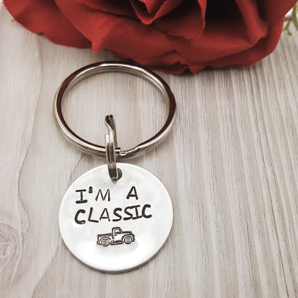 "I'm A Classic" Keychain - Travelers Trade Post