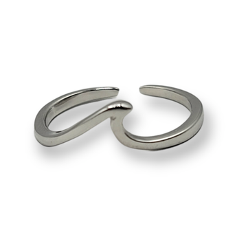 Small wave Sterling Silver Toe Ring - Travelers Trade Post