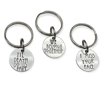 I miss your face keychain - PICK YOUR DESIGN - Travelers Trade Post
