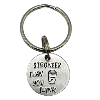 "Stronger than you think" Keychain - Travelers Trade Post
