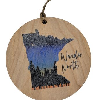 Minnesota Christmas Ornament - Wander North - Travelers Trade Post