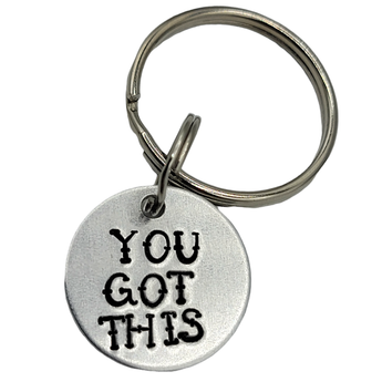 "You Got This" Hand Stamped Keychain - Travelers Trade Post