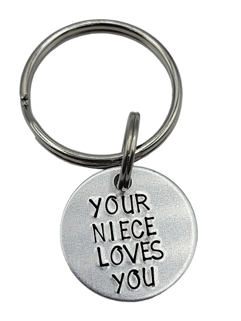 "Your niece/nephew/cousin Loves You" Keychain (pick design) - Travelers Trade Post